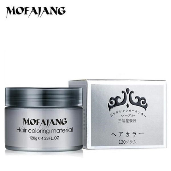 30pcs Mofajang hair wax for hair styling Mofajang Pomade Strong style restoring Pomade wax big skeleton slicked 7 colors by boomboom