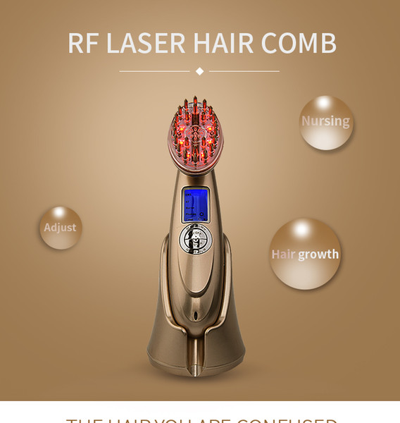 Fast Hair Growth Product Head Massager Regrowth Treatment Hair Stimulating Brush Scalp Massager Electric Infrared Care Stop hair loss