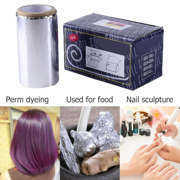 1 Roll Aluminum Foil Thicken Hair Salon Manicure Supplies Marcel Highlights Tin Foil Gradient Modelling Tools