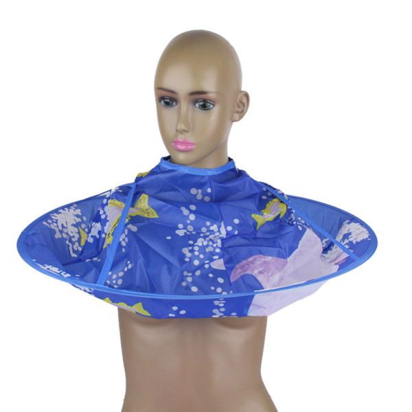 clothes Haircut Gown Apron Waterproof Hairdressing Clothes Salon Haircutting Cape Apron Kids Hairdresser Cloak Umbrella