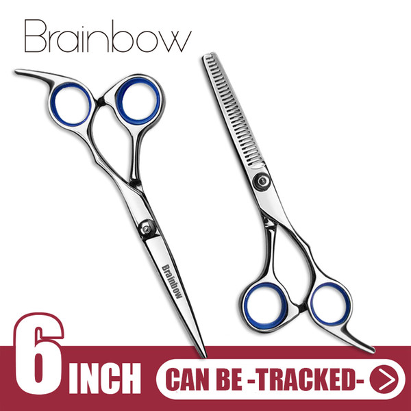 tyling Tools Hair Scissors Brainbow 6 inch Cutting Thinning Styling Tool Hair Scissors Stainless Steel Salon Hairdressing Shears Regular...