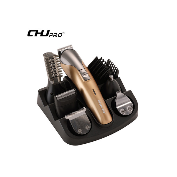 CHJPRO Hair Clipper Set Hair Care Salon Styling Tools Men's Multifunction 7-in-1 Charging 220V Colorbox DHL FREE SHIPPING