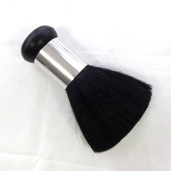 Barber Neck Brush Clear Hair Styling Tools Brushes Round Black Color Plastic Handle Clear Polybag Packing 50 Piece Per Lot DHL Free Shipment