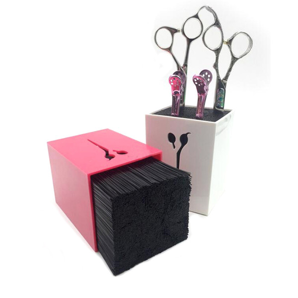 New Hair Scissors Holder Fashion Salon Professional Scissor Set Storage Box High Quality Free Shipping 4 colors by ottie