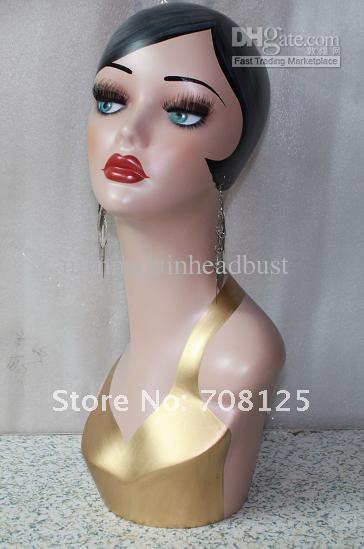 Vintage Manequin Manikin Mannequin head for jewelry