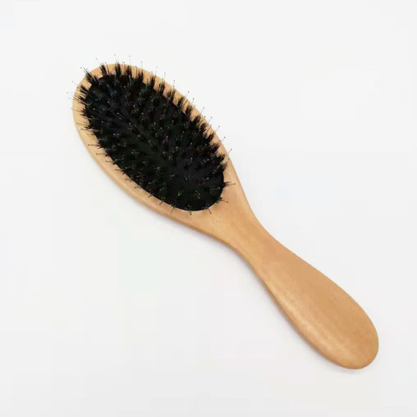 No.9 hair Brush for Hair Extension wooden handle Bristle comb / Professional Hair Comb