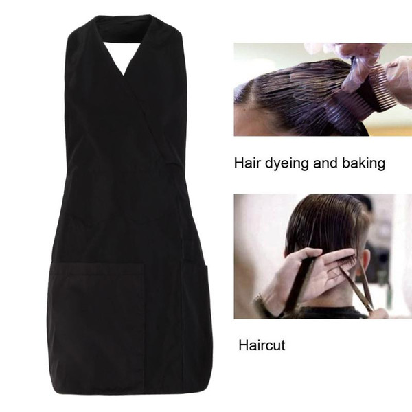 hair cutting clothes Pro 3/4pockets Salon Hairdresser Work Apron Capes Hairdressing Gown Wraps Hair Cutting Clothes Styling Tools