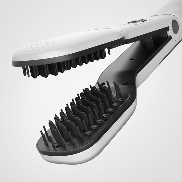 Steam Hair Straightener Comb LCD Iron Brush Auto Hair Comb Brush Massager Electric Straight Hair Comb