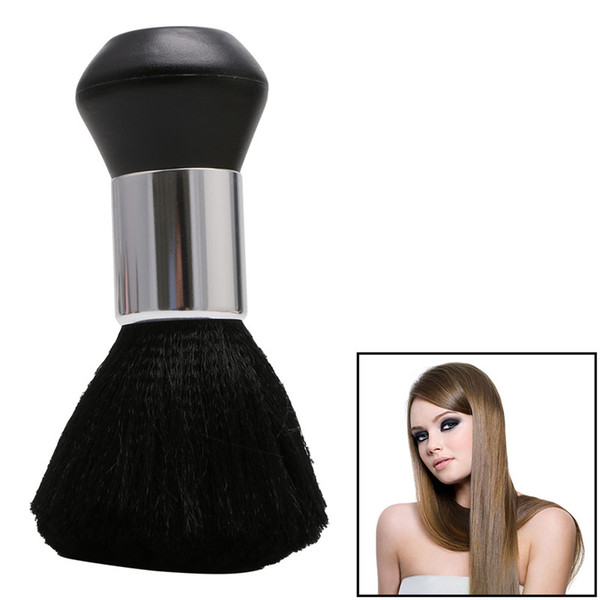 Hair Cutting Brush Neck Duster for Salon Stylist Barber Hair Soft Brush Black