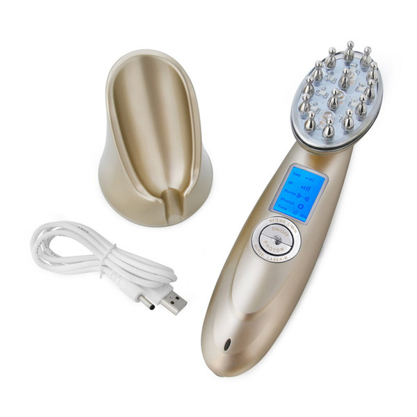 Hair Growth Massager Beauty Equipment Combs Anti-hair loss hair growth for hair micro-current EMS vibration massage comb