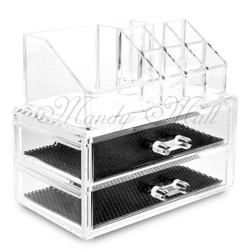 Wholesale-New Clear Acrylic Makeup Lipstick Display Stand Holder Cosmetic Storage