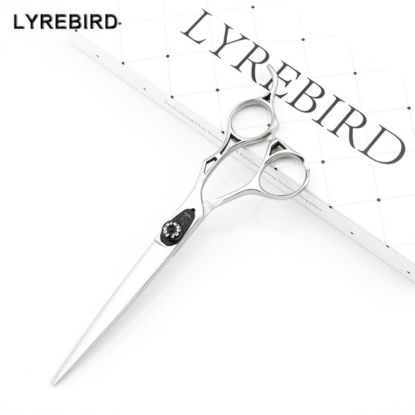 Lyrebird HIGH CLASS Professional hair cutting scissors 7 INCH Silvery dog hair shears Pet hair cutting scissors NEW