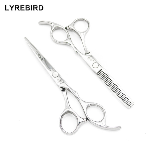 Lyrebird Japan Hair Scissors set Silver 6 INCH Hairdressing scissors Hair Cutting scissors Very Sharp NEW