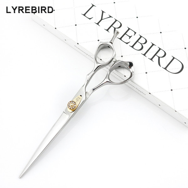 Lyrebird HIGH CLASS Professional hair cutting scissors 7 INCH Silvery dog hair shears Pet hair cutting scissors