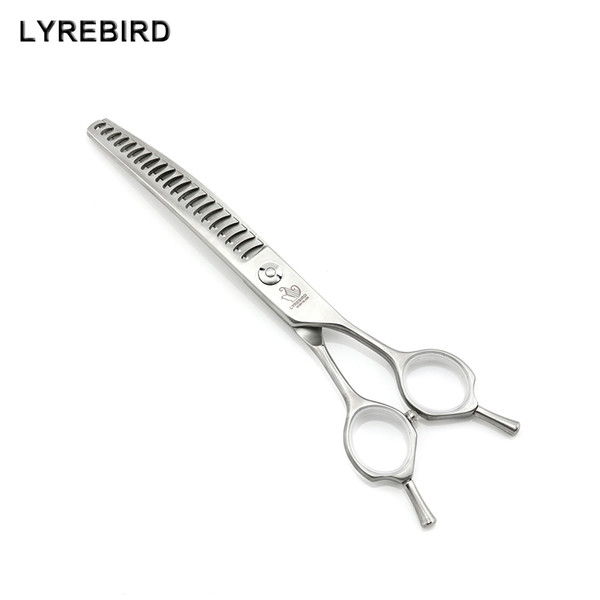 Pet Dog Grooming Scissors 6.5 INCH Curved Thinning Scissors 21 Teeth Matte Simple Packing High-class Lyrebird 10PCS/LOT NEW