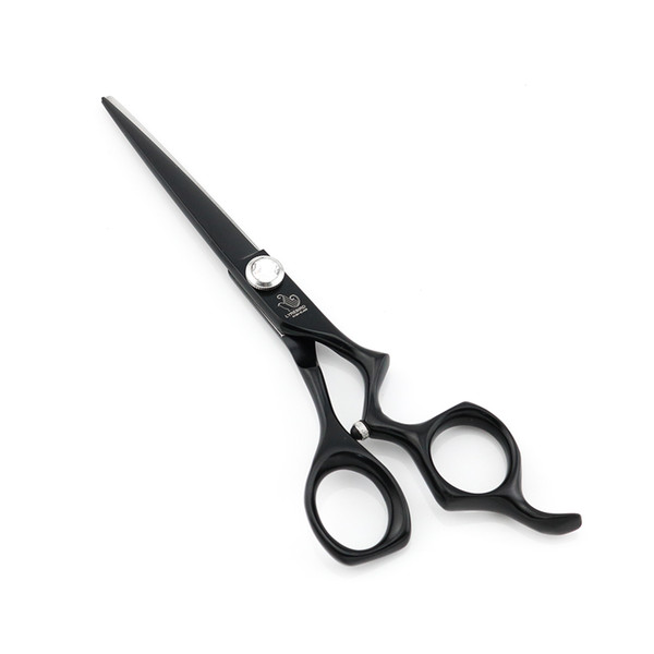 Hair scissors 6 INCH Teflon Black Japan hairdressing scissors Professional hair shears Lyrebird HIGH CLASS 5SETS/LOT NEW