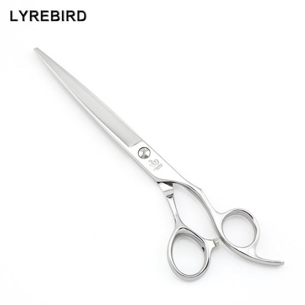 Pet Dog Grooming Scissors High-class Lyrebird 7 Inch Pet Groomer Cutting Shears with Slot Type Screw Simple Pack 10 Pcs/Lot NEW