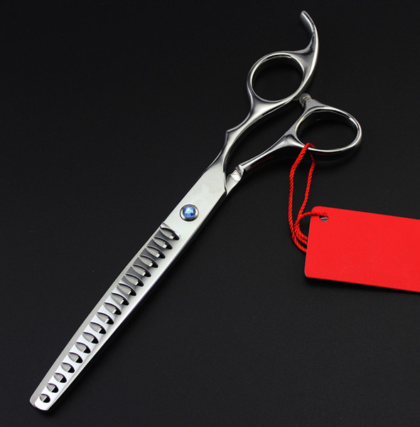 New Professional 440c 7 inch dog hair clipper pet hair scissors dog grooming shears cat thinning barber hairdressing scissors LY191231