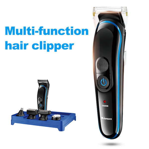 Electric Hair Clipper Multi-function Suit Nose Hair Shaver Lettering Rechargeable Clipper EU Type Electric