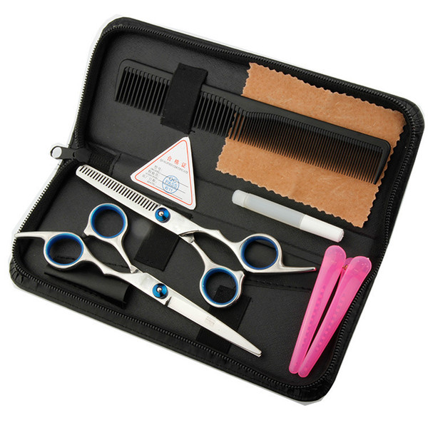 Sharp Blade 6.0 Inch Hairdressing Scissors Professional Hair Scissor Set Cutting Thinning Scissors Barber Shears Salon Razor