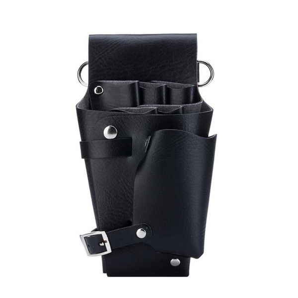 Professional Hair Scissor Hair Salon Bag Clips Bag Leather Tools Hairdressing Barber Scissor Holster Pouch Holder Case