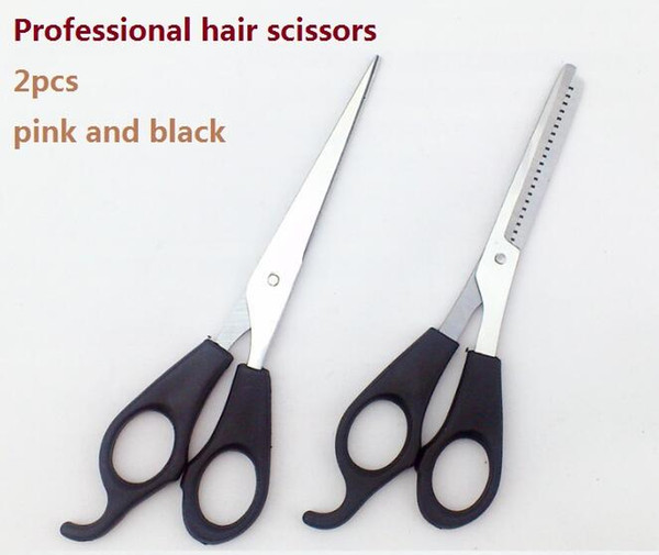2pcs/lot Professional Bangs Hair Cutting Tool Scissors Hairstyle Typing Trim Styling