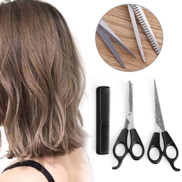 2019 New Hair Scissors For Hair Styling Stainless Steel+pp Hairdressing Thinning Scissors With Comb 1Set