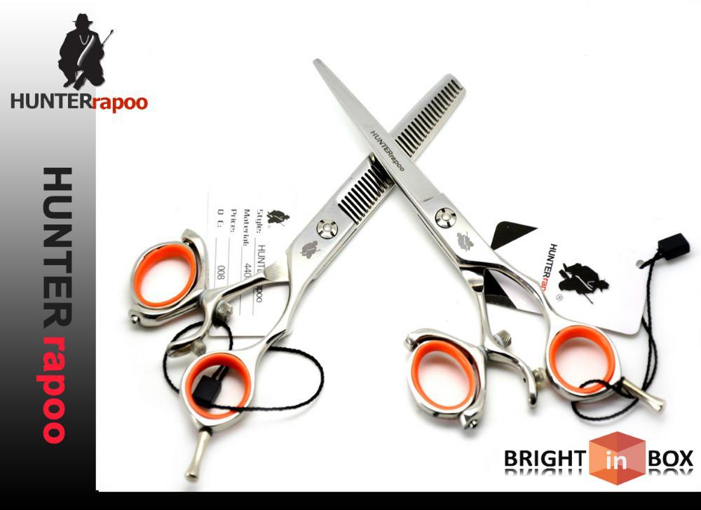 Wholesale-Rotary type finger handle professional hair dressing scissors set for hair cutting,6