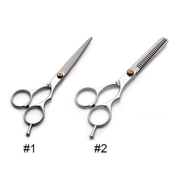 Barber Hair Scissors 5.5/6.0 inch Cutting Thinning Scissors Shears Hairdressing Styling Tool Stainless Steel 100pcs