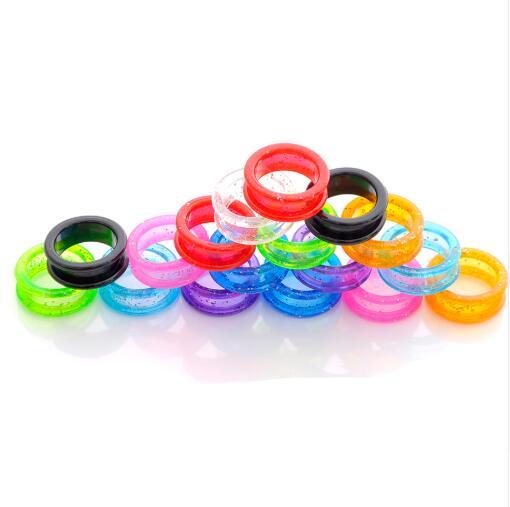 New Colorful Silica gel hair scissors rings cutting barber ring haircut scissor Circle shears hairdressing scissors ring
