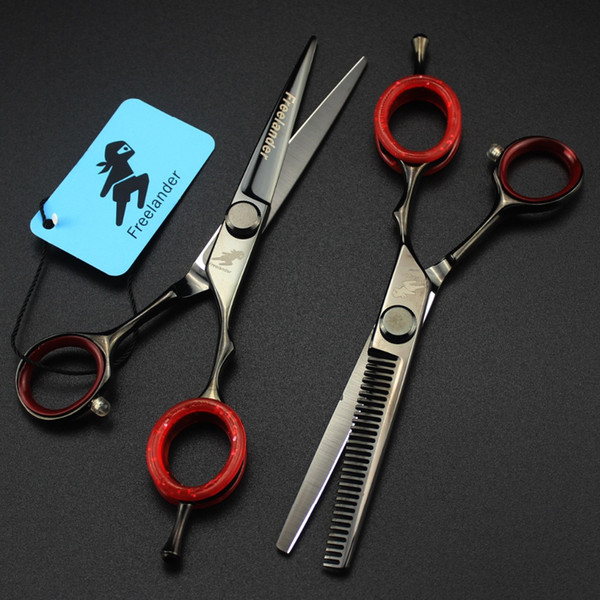 6.0 inch black high-end hairdressing scissors fashion modeling scissors hair salon special hair care tools