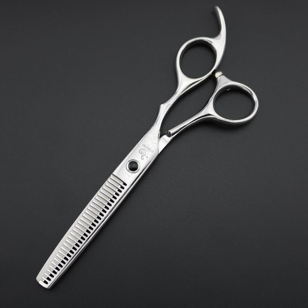 Lyrebird hair scissors 6 INCH hair cut shear thinning scissors Stainless Steel black screw Simple packing NEW