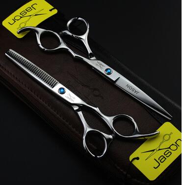 6 inch right hand scissors shears flat cut Thinning Shears barber scissors professional scissors hair cutting flat teeth scissors