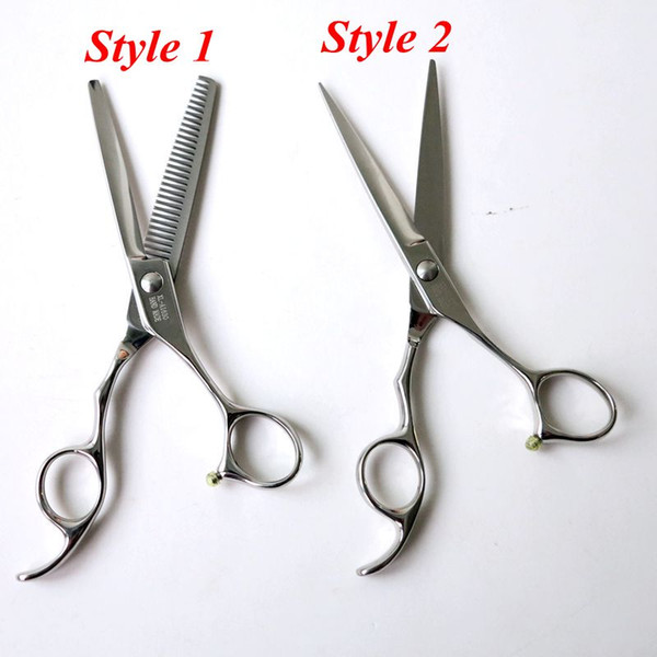 Top quality 5.5inch Stainless Steel hair Scissors Professional Salon Cutting Thinning Hairdressing Scissors hair extensions tools