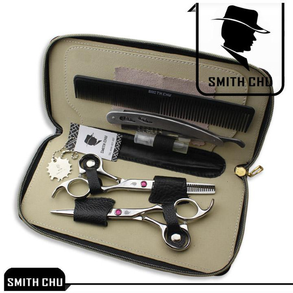 Hair Scissors SMITH CHU Cutting scissors and Thinning Scissors professional kits 6.0inch, New Scissors Kit Hair Care Styling Tools