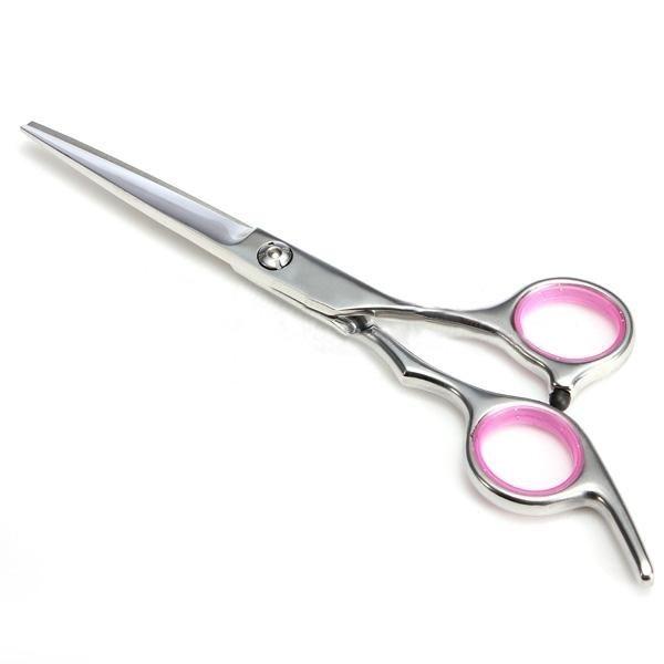 Hot Pink Professional Barber Salon Hair Cutting Regular Scissors Shears Hairdressing Free shippi