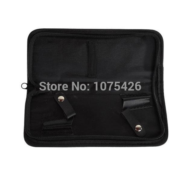 Wholesale-1PC Black Zipper PU Storage Case Tools for Hairdressing Scissor Shears Wholesale!