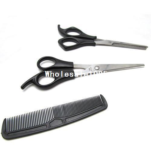 3 In 1 Hair Cutting Thinning Hairdressing Shears Scissors Comb tool Set Barber New wholesale