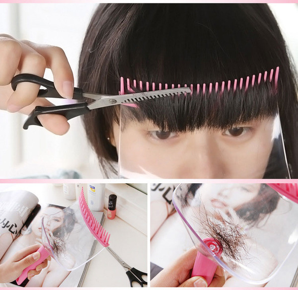 Wholesale-New Magical Hair Tools Cut Kit Bangs Hair Clip Trimmer Clipper Hand Cut Bangs Free shipping