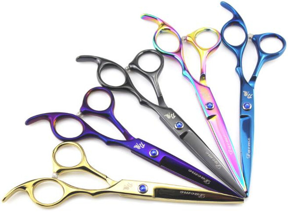 Professional Hair Cutting Scissor Hair Scissors Hairdressing Scissors Kit Hair Straight Thinning Scissors Barber Salon Tools