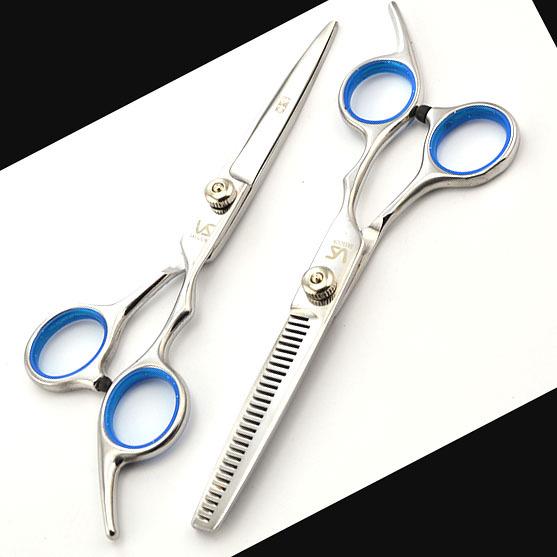 6.0 inch stainless steel flat shears cut mid-range scissors hairdressing scissors