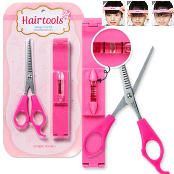 Professional DIY Forehead Hairdressing Scissors Set Bangs Cutting Pruning Scissors Clipper Fringe Cut Shape Hair Styling