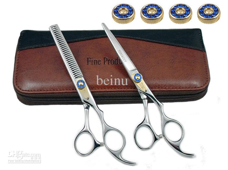 [CK069]TONI&GUY hair salons scissors flat cut scissor + straight snip scissor + oil + comb +case