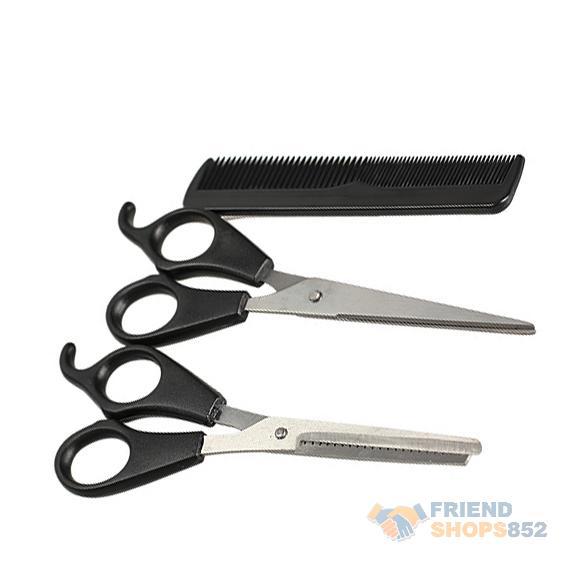 #F9s 3pcs Barber Tool Hair Cutting Thinning Hairdressing Shears Scissor Comb Set