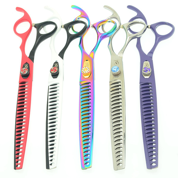 8.0 Inch Meisha Top Quality JP440C Pet Thinning Scissors for Dog Grooming Fish Bone Tesoura 22 Teeth Animals Hair Cut Salon Suppliers HB0136