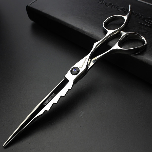 Hair scissors 6.5 Inch hair cutting scissors Simli Hairdressing blue stone Simple packaging NEW