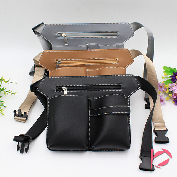 Hair Scissor Bag Hairdressing Tool Bag Barber Scissor Holster Pouch Clips Comb Hair Brush Case Shoulder Belt Hair Tool Case DHL Free