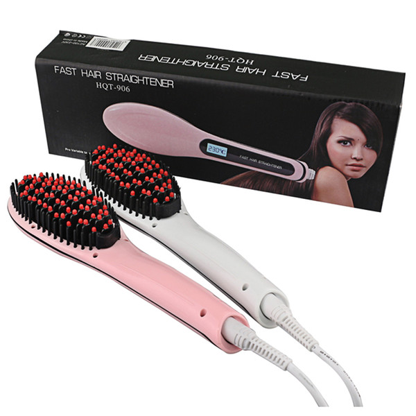 Beauty Star NASV Hair Straightener Straight curlers Hair Styling Tool Brush Hair Straighters Irons Digital Temperature Controller VS KD-388