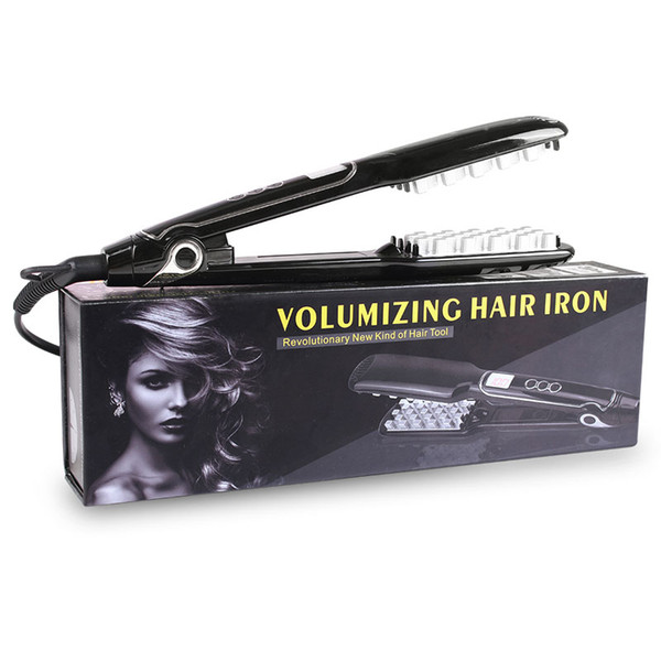 Electric Volumizing Hair Iron Fast Hair Straightener Professional Flat Iron Hair Comb Portable Ceramic Straightening Irons