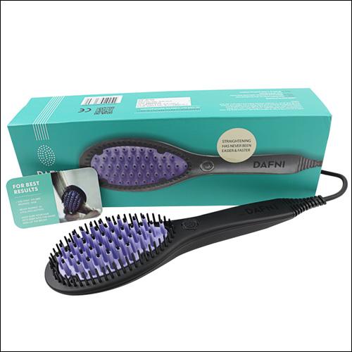 DF Hair Straighteners Anti-scald Hair Straightener Ceramic Plates Hair Iron Straightener Plates Brush US EU plugs